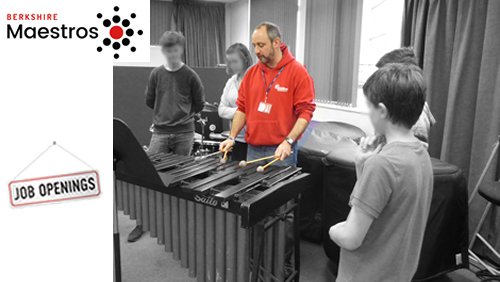 berksmusictrust's tweet photo. An excellent opportunity has arisen in the Percussion department of Berkshire Maestros, for a vibrant and enthusiastic music teacher, to work mainly in schools across West Berkshire delivering group tuition. More info: https://t.co/1L6KKnudYw #musicteacher #musiced https://t.co/NWpfxVCspG