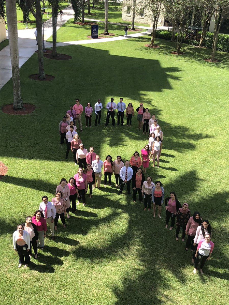 _Laliboo's tweet photo. Because it’s October 3rd and #onwednesdayswewearpink! #FIUMPAS #BreastCancerAwarenessMonth #Classof2020 https://t.co/8w7Mlr8aXD