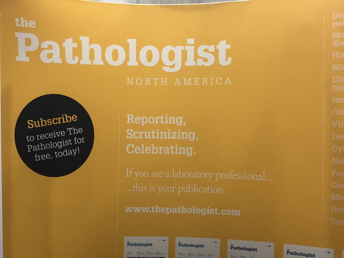 ALBoothMD's tweet image. Attention #ASCP2018 attendees! Meet up at @pathologistmag booth #102, Thursday at 12:30PM for a massive #twitterpath photo! #ascp2018 #pathpowerlist #Pathologists