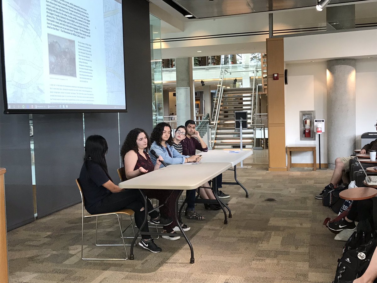Fantastic to hear our Education Abroad students talk about their research in Liverpool and London!  Huge thank you to @jschnabel23 and @profhalasek for co-hosting. #BuckeyesAbroad #ResearchAbroad