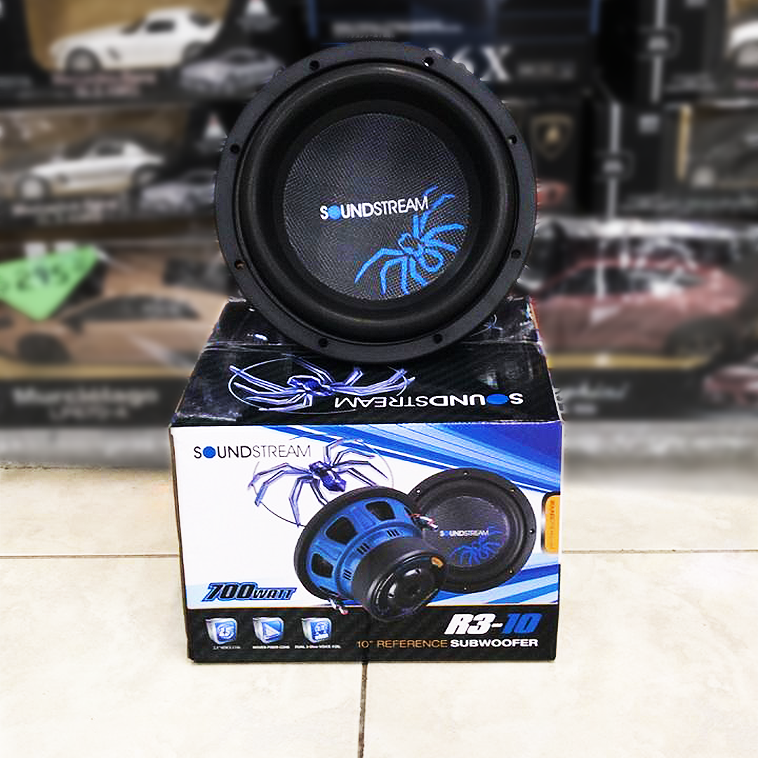 StevesEtronics's tweet photo. Check out this customer's New #SoundstreamTT Reference R3.10 Sub ($695/each) 700 Watts RMS Dual 2-Ohm #AvailableAtSteves https://t.co/7y7duHTs7T