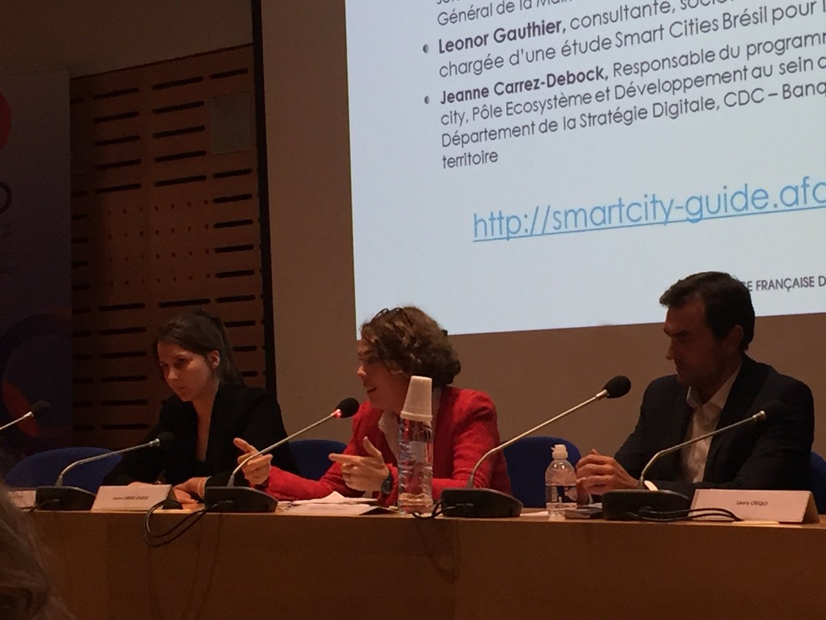 odican's tweet photo. Jeanne Carrez: le #GuideSmartCity pour les villes en développement sera utile pour les villes françaises @AFD_France @BanqueDesTerritoires @IDDRI_ThinkTank https://t.co/Rnu91E18Ko