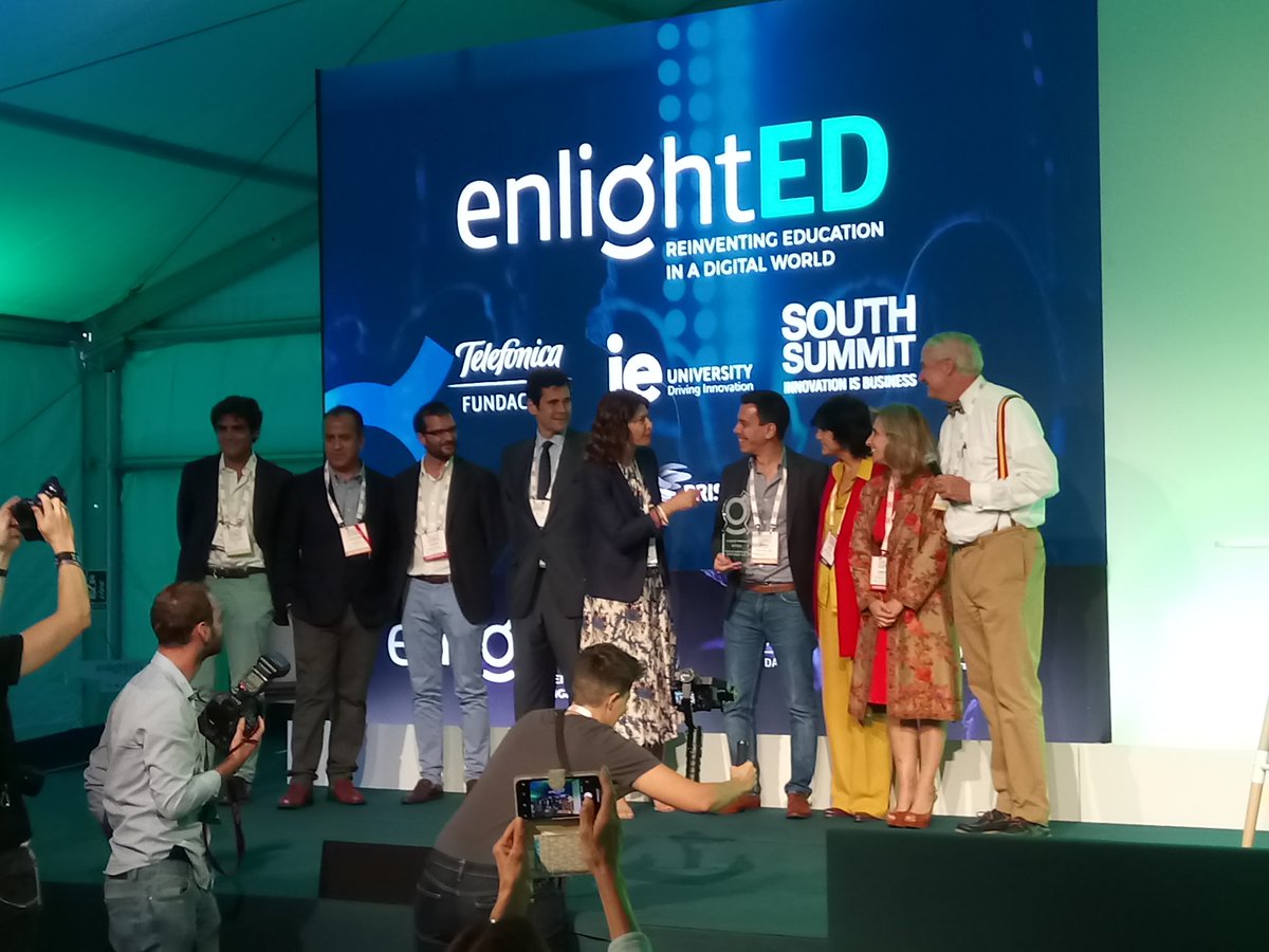 south_summit's tweet photo. The winners of the EnlightED Edtech startup competition are : Sense, Lingokids and U-planner, congratulations to all of them! #SouthSummit18 #enlightED #startups #entrepreneurs #innovation #learning #education #investors #telefónica #edtech https://t.co/MqFVWxy4vi