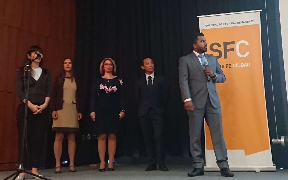 ValeGGC's tweet photo. Today is the #IBM #CSCAR6 closing ceremony & everybody is very excited about the final recommendations that @SantaFeCiudad @Basfe2 @Utnsantafe #ADE received to improve Santafesinos life's @citizenIBM @DigitalOppTrust @PieraCurotto #DaringInnovators #GlobalCommunity https://t.co/cRVvULzWDy