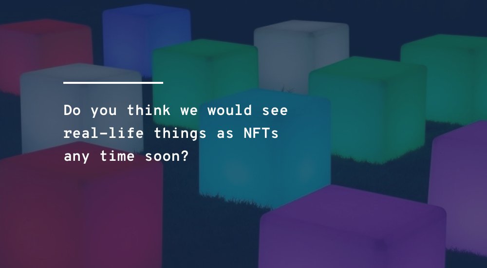 0xcert's tweet photo. New topic on our #Nonfungible Club discussion panel 📝

How soon will the general public see and adopt #tokenization of real-life objects or assets?

Comment away, the more the merrier: 🗣️ https://t.co/gsVYEXQxlF

#NFTs #reallifeNFTs #NFTworld #discussion #NFTthoughts https://t.co/AcPtTbXy0U