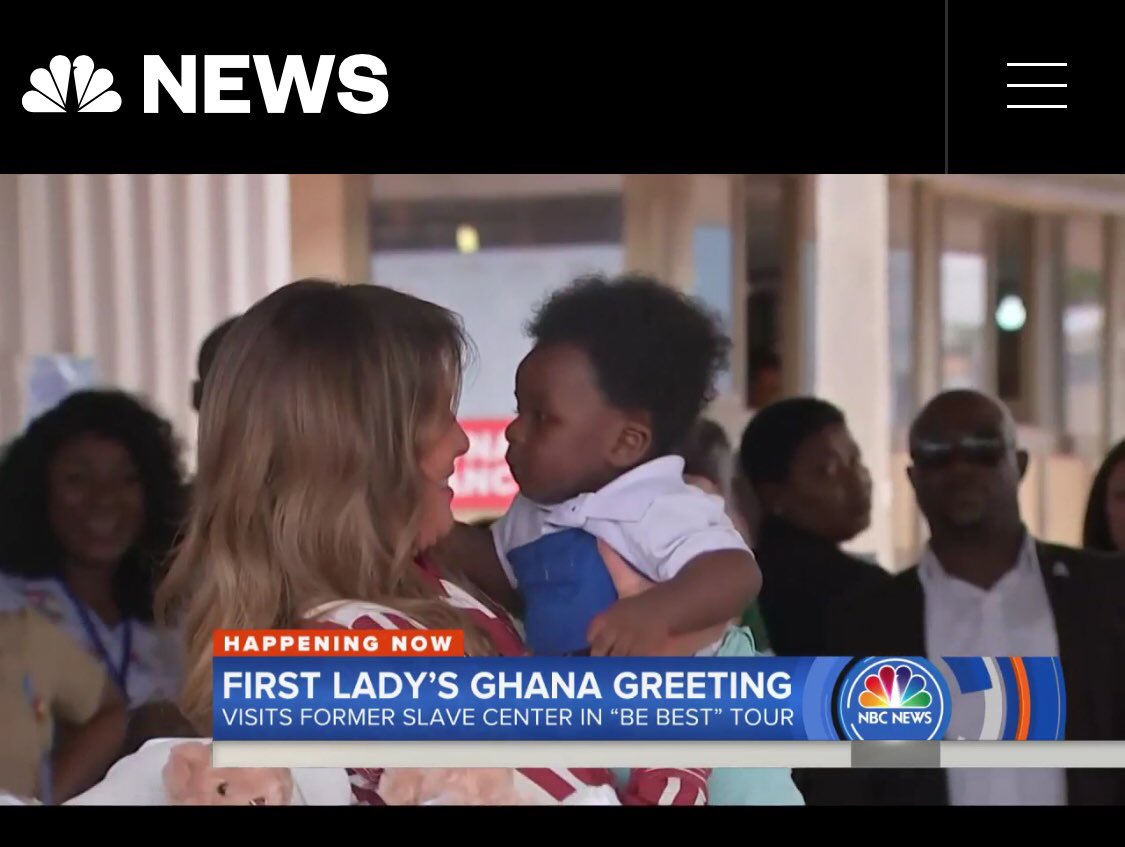 msmarianpinky's tweet photo. Omg 😮😮🙄🙄 “I want to learn about the children of Africa”  as she passes out pink teddy bears.  Maybe do some reading other than about birtherism #colonialismtoday #todayscolonialmoment https://t.co/IUyQVmhKMs