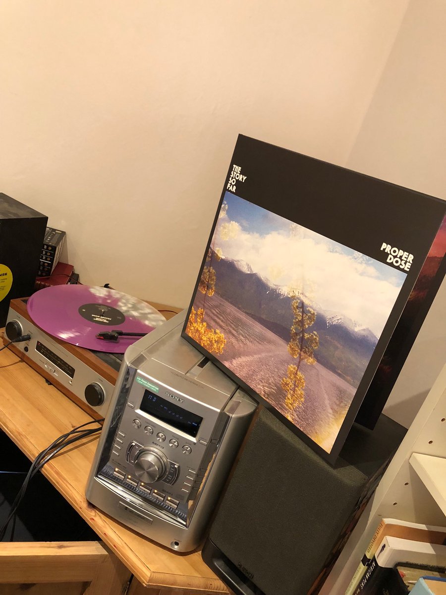 Still pop punk at heart 😆 for real tho this is a banging album ⁦<a href="/thestorysofarca/">The Story So Far</a>⁩ #properdose