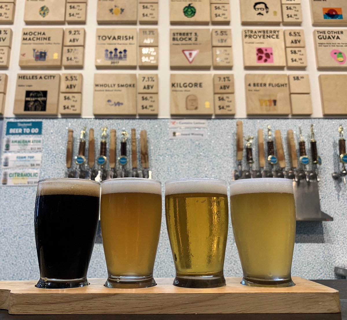 Want to taste your way across the tap wall? Catch some flights! But we suggest you schedule a few layovers if you plan to make the trip. Our HB taproom is open today from 5-9pm! 🛫🍺 #CatchingFlights #OpenToday #BeerFlight #HuntingtonBeach #HB #BeachwoodBrewing #TruetoBeer