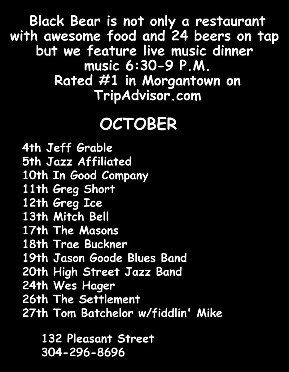 #livemusic <a href="/BlackBearMotown/">Black Bear Burritos</a>