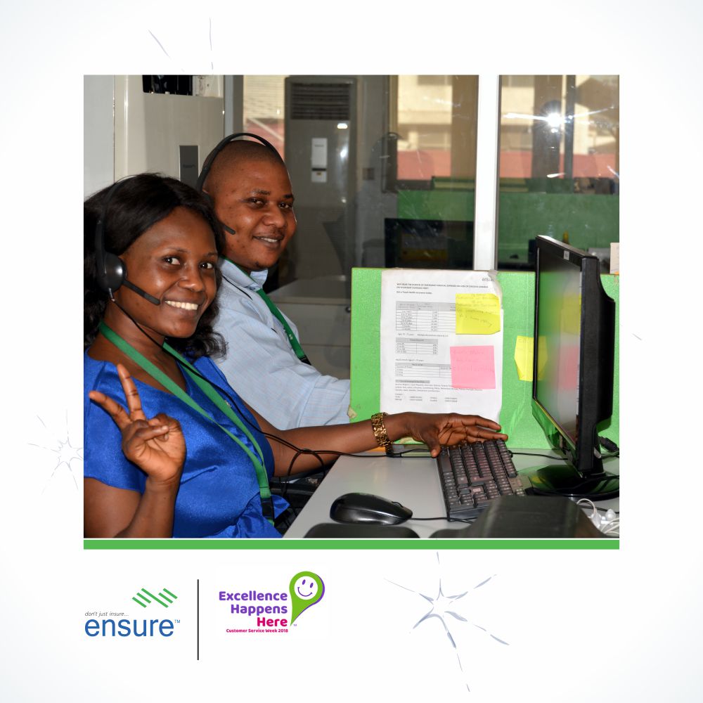 SanlamAllianzNG's tweet photo. #CSWeek2018 will not be complete without celebrating the dynamic people that #Ensure our clients stay happy. From the call center to the exec suite, the client’s office to the front of a computer screen - where service happens is where excellence happens. #WeRepExcellence https://t.co/MAurFopXrF
