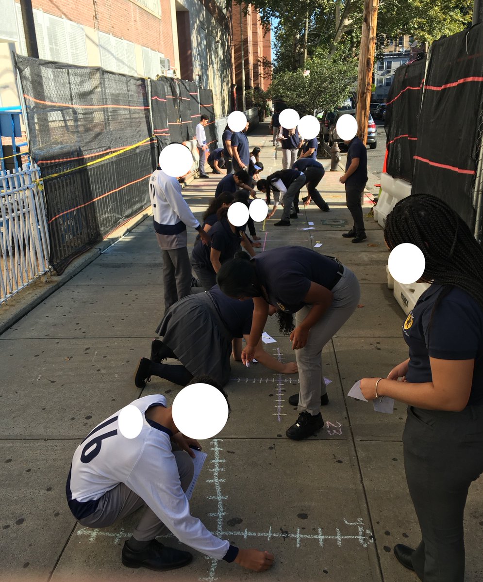 _b_p's tweet image. Lots of #sidewalkmath today. #alg2chat