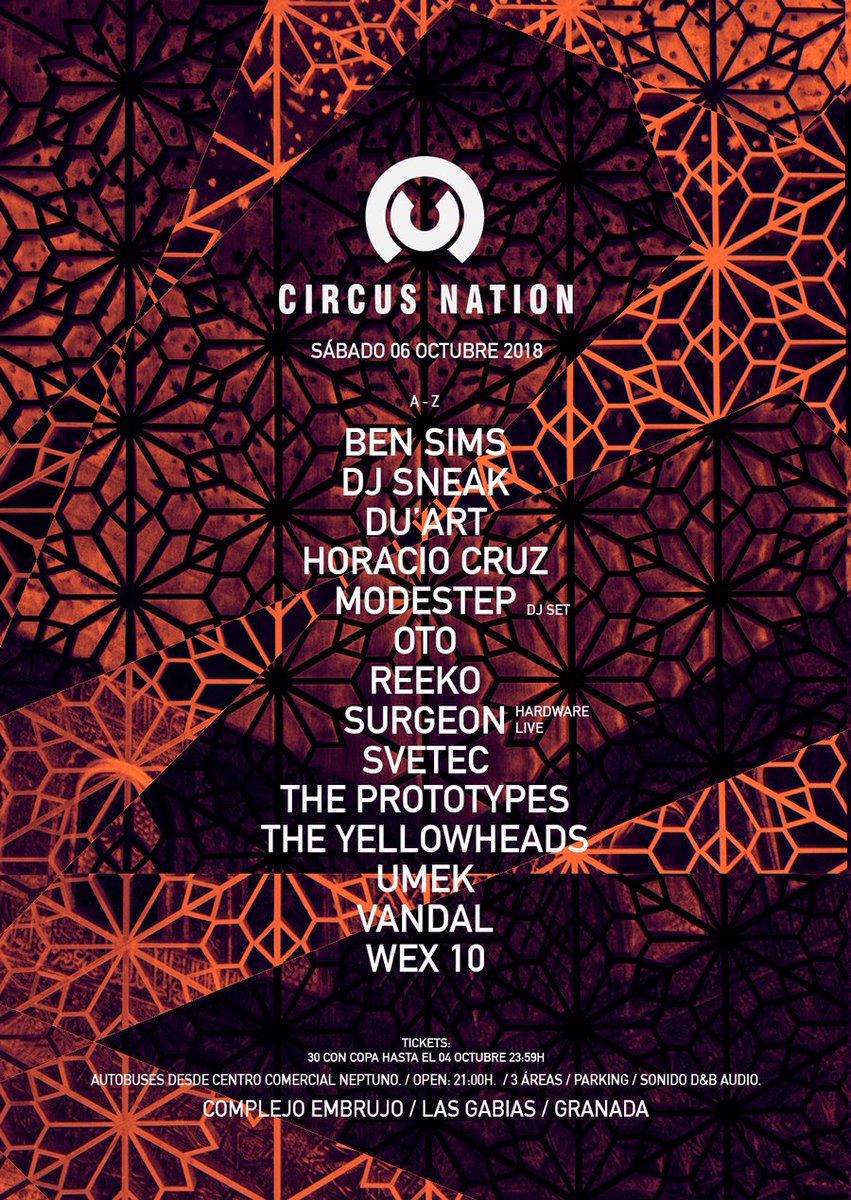 Este sábado, <a href="/Circusnation/">Circus Nation</a> 2018, desde las 21:00h
Últimas entradas anticipadas al precio de 30€ con consumición. 
Autobuses desde Neptuno.
