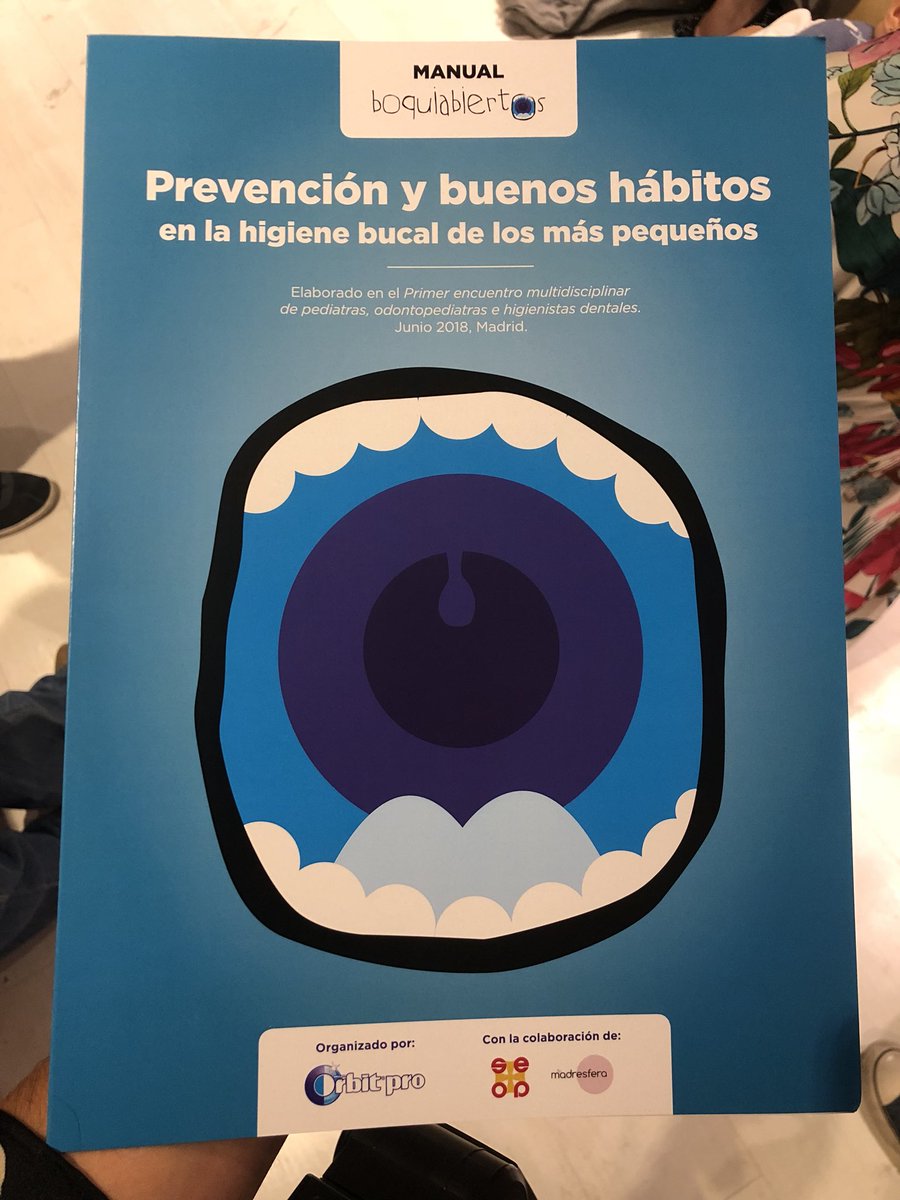 DulcesNoticias's tweet photo. El 'Manual #Boquiabiertos' recoge las principales conclusiones de un encuentro multidisciplinar entre pediatras, odontopediatras, higienistas y padres para mejorar la salud bucodental infantil @orbitspain #OrbitPro https://t.co/ooxIzzGEPm