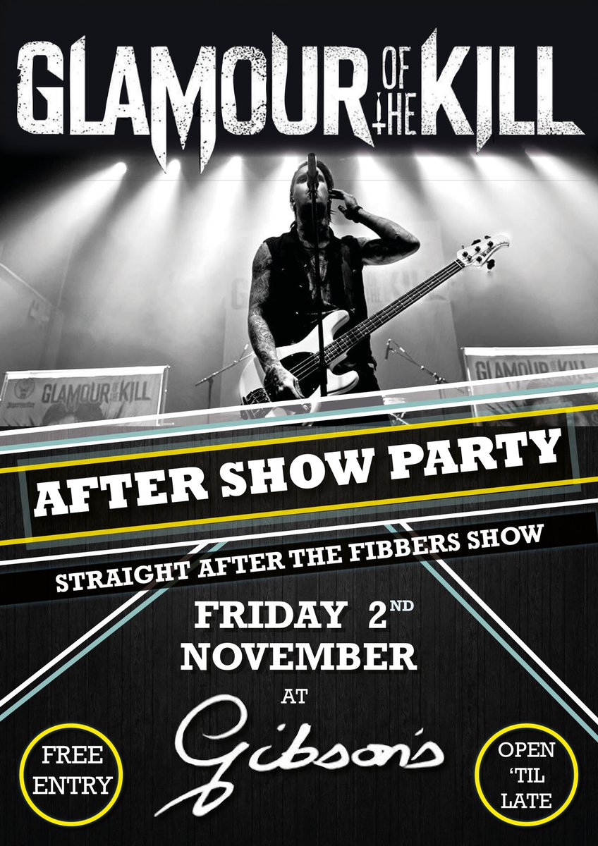 Who’s coming to hang out with the lads after their gig <a href="/FibbersYork/">Fibbers York</a> @GOTK