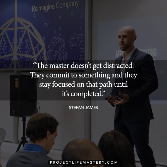 ProLifeMastery's tweet image. The master doesn’t get distracted. They commit to something and they stay focused on that path until it’s completed.
