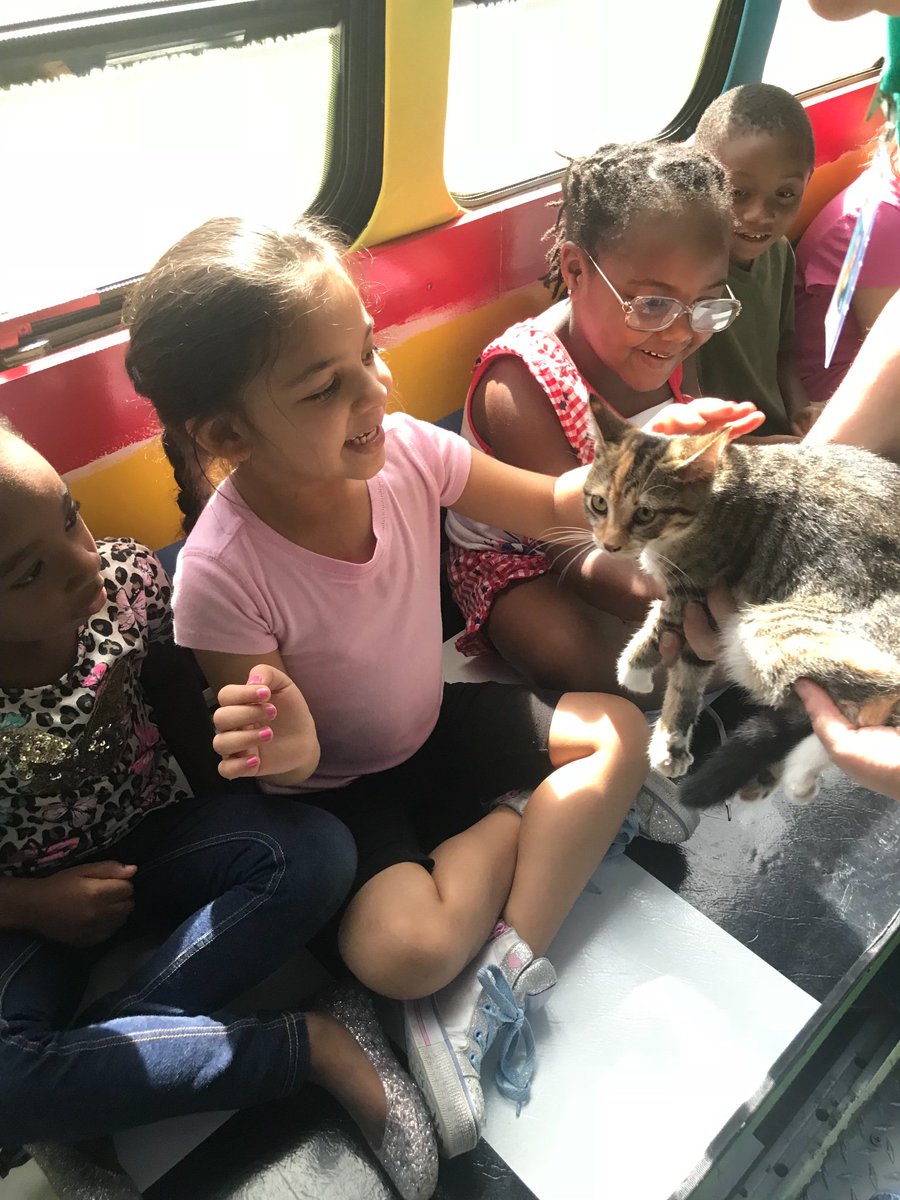 PaigeLemily's tweet photo. The Bark Bus was a pur-fect hands on experience! @HumaneMarion @mcpsevergreen https://t.co/JeSH2bYbIp