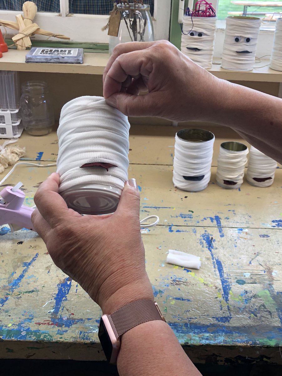 nishpangali's tweet photo. Helping make ghoulish decor for the Dublin Heritage Museum #SAPMonthOfService @sap4good @SAPsv https://t.co/ed8YPZIXSx
