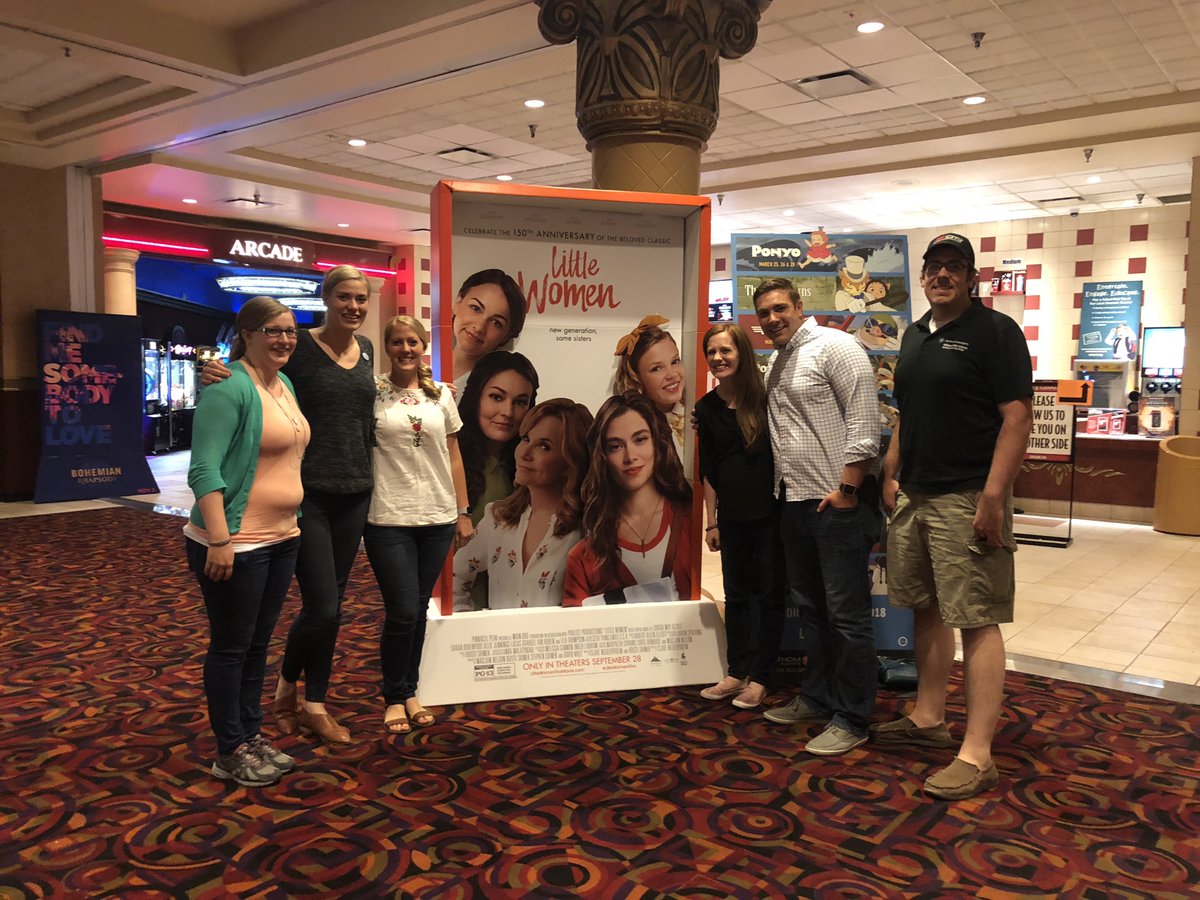 Just saw the new <a href="/LittleWomenFilm/">Little Women Film</a> with some of my favorite people! Loved it!! So fun to hear my song, "Chapters of My Heart," in the credits! Very grateful that more people get to hear this song! It's playing nationwide - find a theater near you here: littlewomenthemovie.com/tickets/