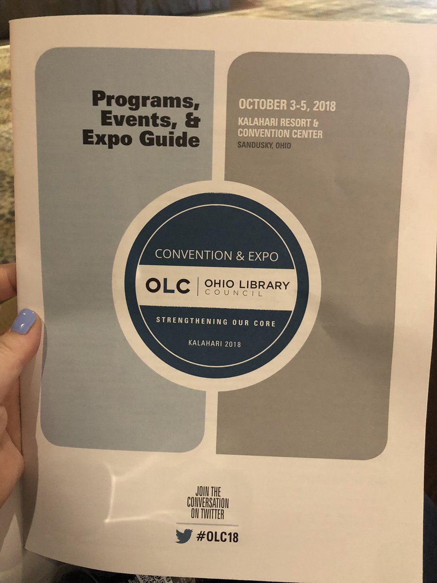 emily_skunda's tweet photo. I’m all registered and ready to go at the Ohio Library Council convention! I’m excited to learn a lot for our library and community.
#olc2018 #ohiolibrarycouncil #library #kalahariresort https://t.co/p8QnAu0Ev1