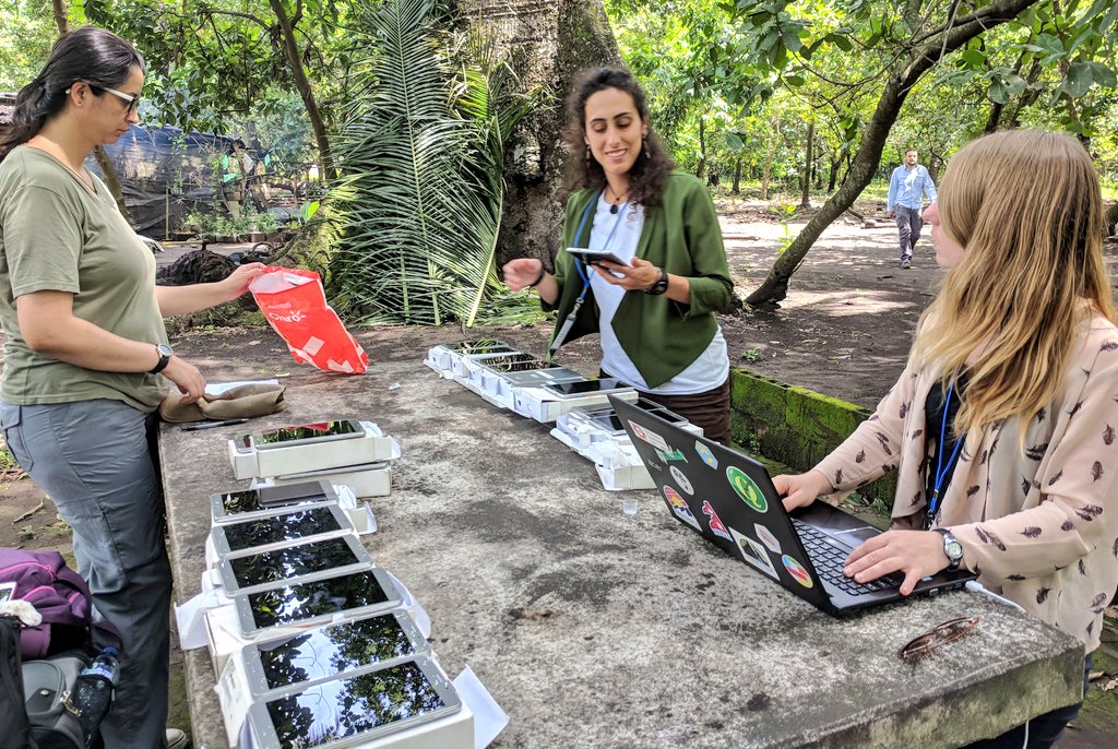 TylerSRadford's tweet photo. Assembly line preparing tablets for field survey using @OpenDataKit & #openmapkit. Team is working with @CHAI_health in support of Ministry of Health to #endmalaria in Escuintla, Guatemala. @hotosm https://t.co/wzFjbelQgk