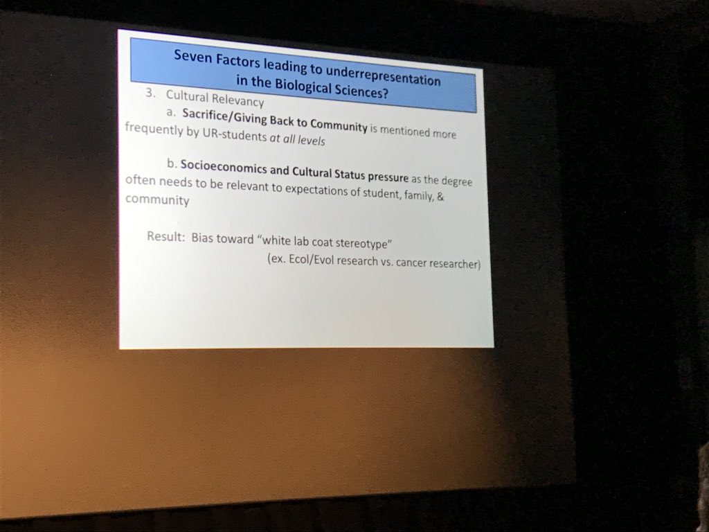 Pumped to have @CoreyWelch_STEM at the <a href="/FieldMuseum/">Field Museum</a> to talk about diversifying #ecology and #evolution  #Stem @sacnas