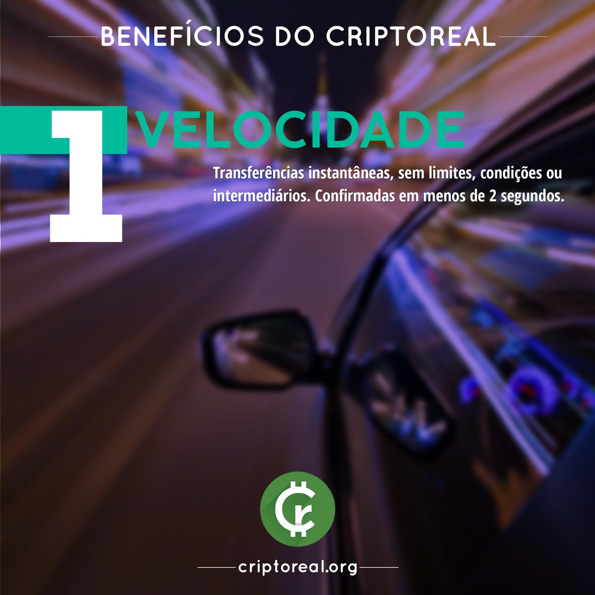 CriptoReal's tweet image. Todas as transações feitas na blockchain do Criptoreal são ilimitadas e efetuadas em dois segundos, possuindo também a opção de envio instantâneo.
As transações são transparentes e seguem um fluxo direto sem passar por qualquer tipo de intermediário.