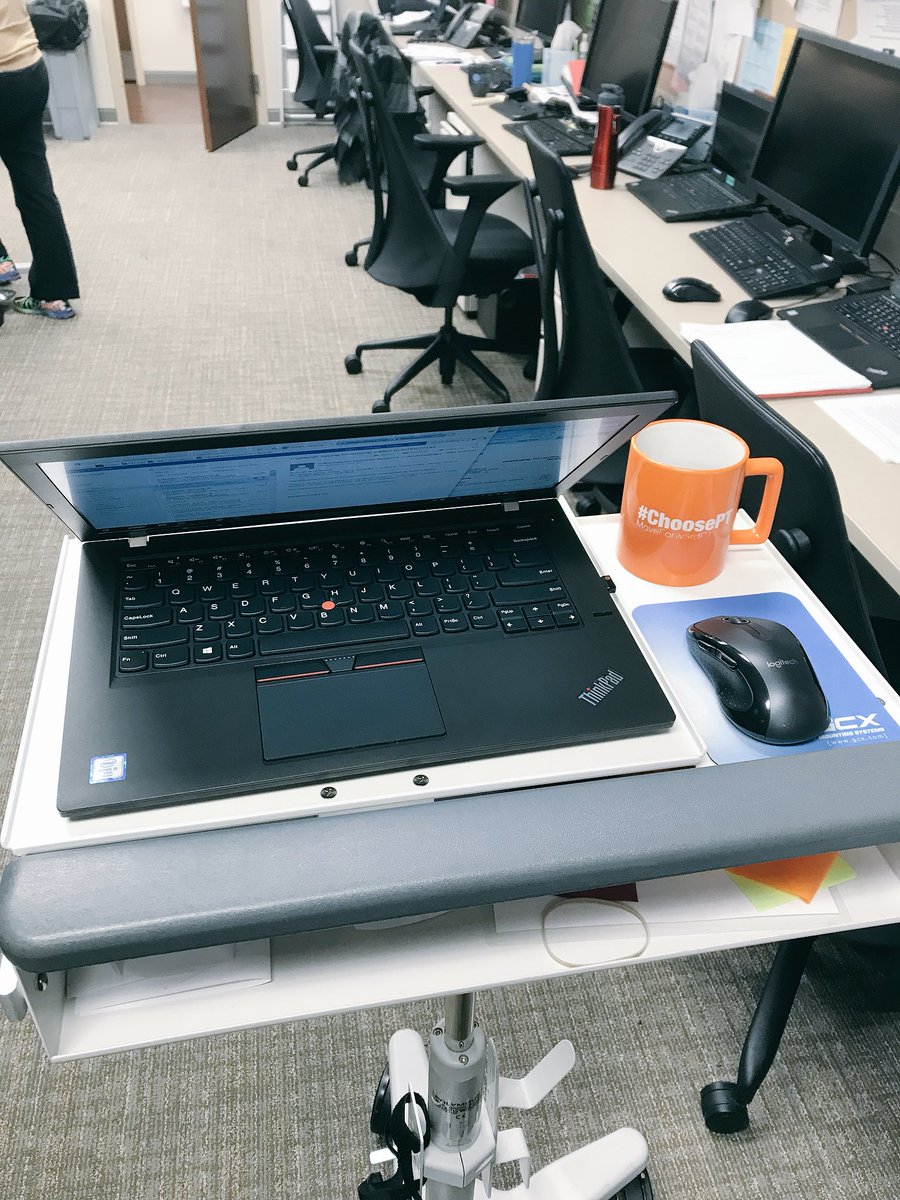 Reppin’ my @APTAtweets #choosept swag at work as a #FreshPT for #PTmonth! <a href="/APTASA/">Ana Paula Santana</a>