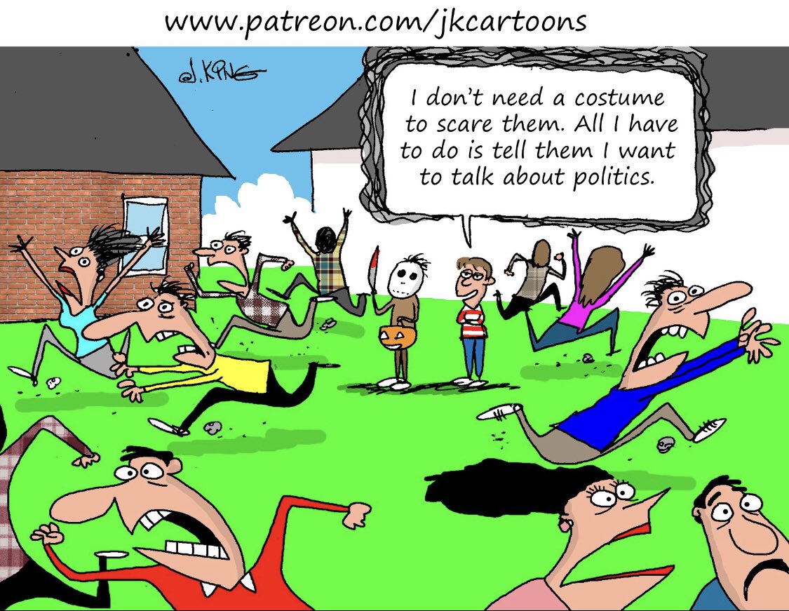 KingCartoons's tweet photo. To see more visit https://t.co/spDICLGdmu
#politics #Halloween https://t.co/FECglhLx7H