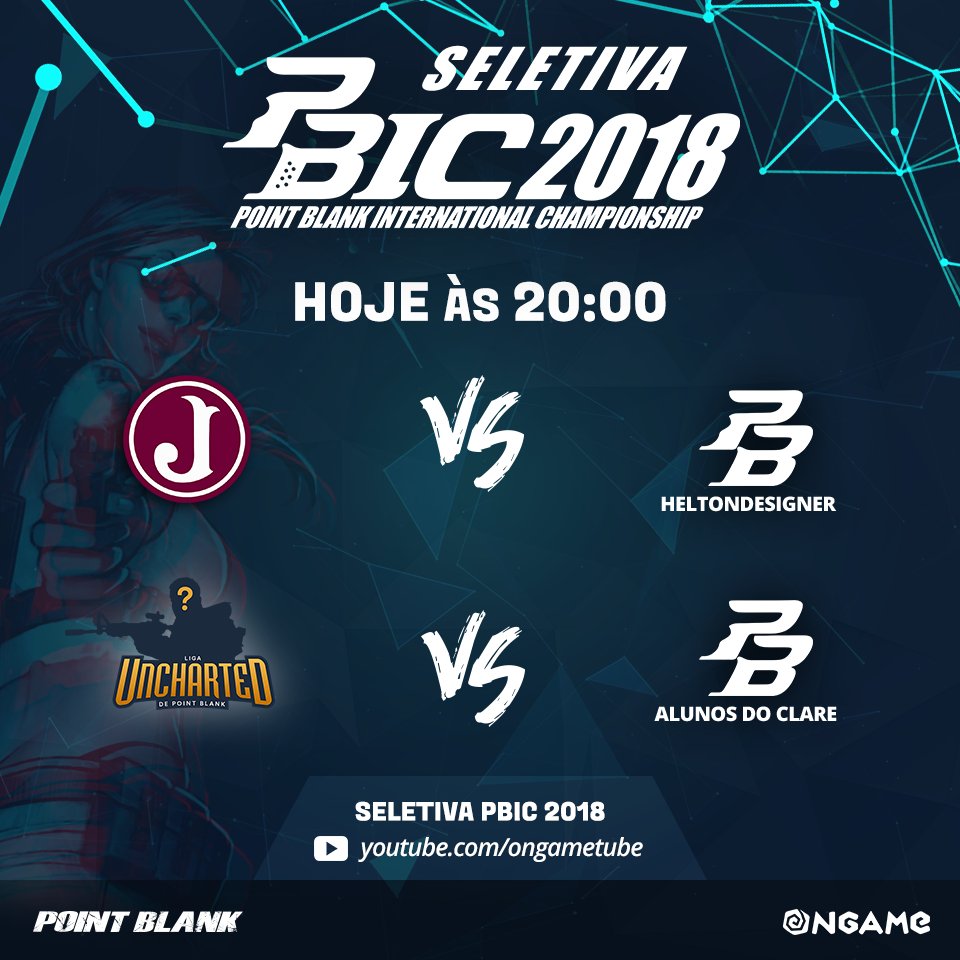 OngameSocial's tweet photo. Hoje tem os jogos ao vivo das quartas de final da Seletiva PBIC!
Não percam! Às 20h no nosso canal ➡️ https://t.co/R2S1OuyToz 

#SeletivaPBIC2018 #QuartasDeFinal #PBIC2018 #Juventus #LigaUncharted #HeltonDesigner #AlunosDoClare https://t.co/a4Q1QWQF8Z