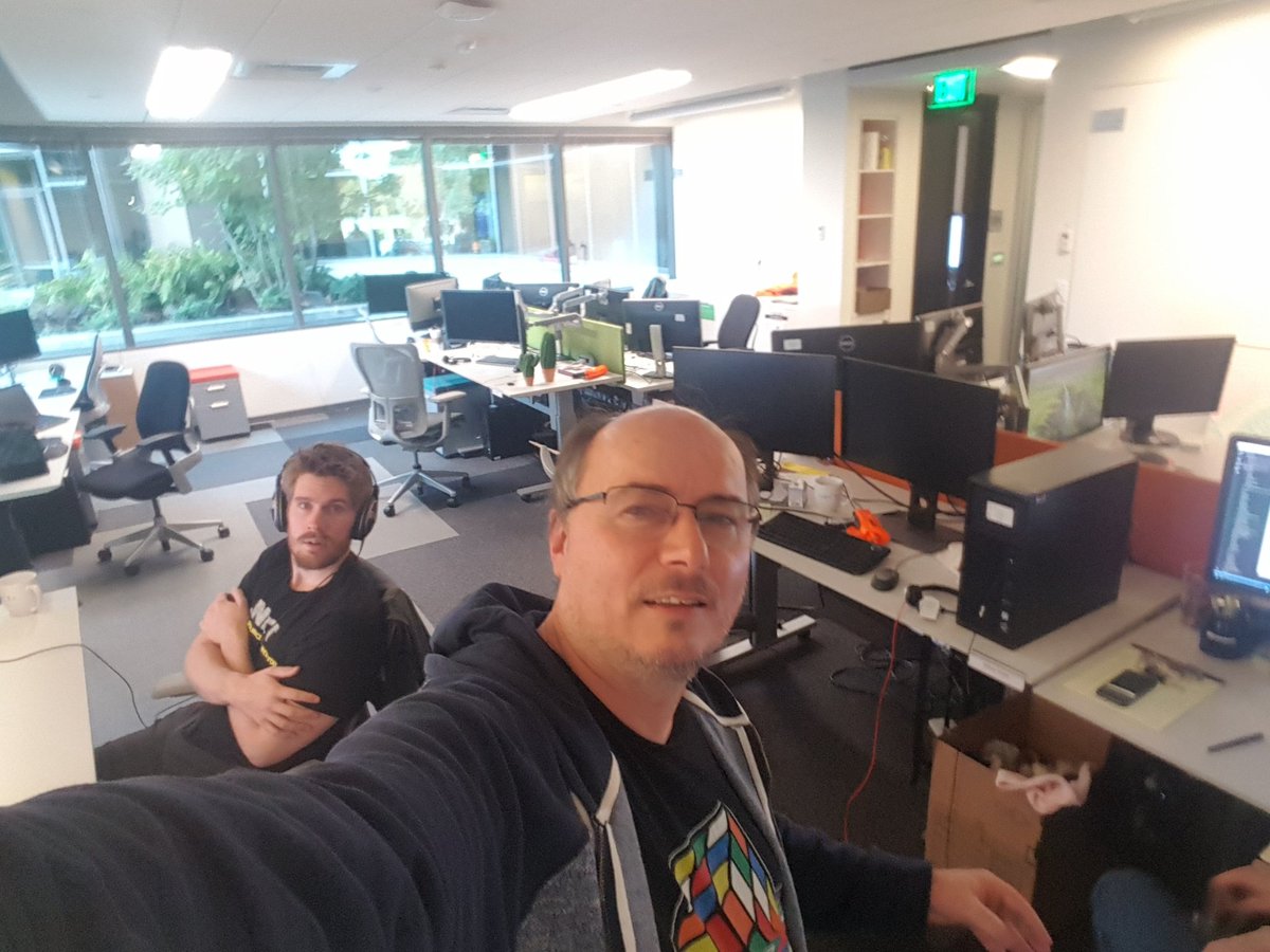 VisualFSharp's tweet image. In our new shared space. Only F# developers making use of it.
