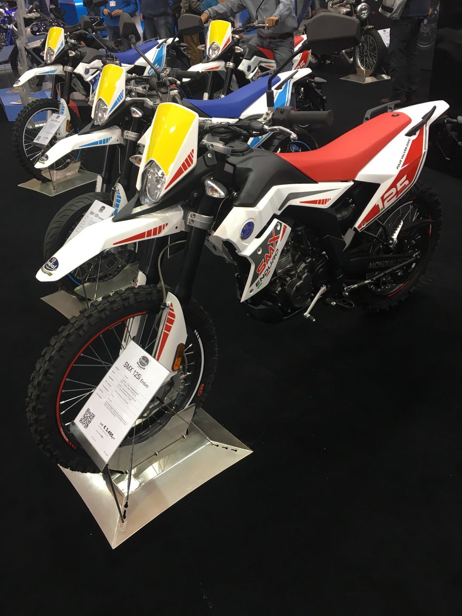ACBrennerGmbH's tweet photo. 125er #Supermoto & #Enduro von #Mondial auf der #intermedia2018 https://t.co/O3Qo6Rm90R