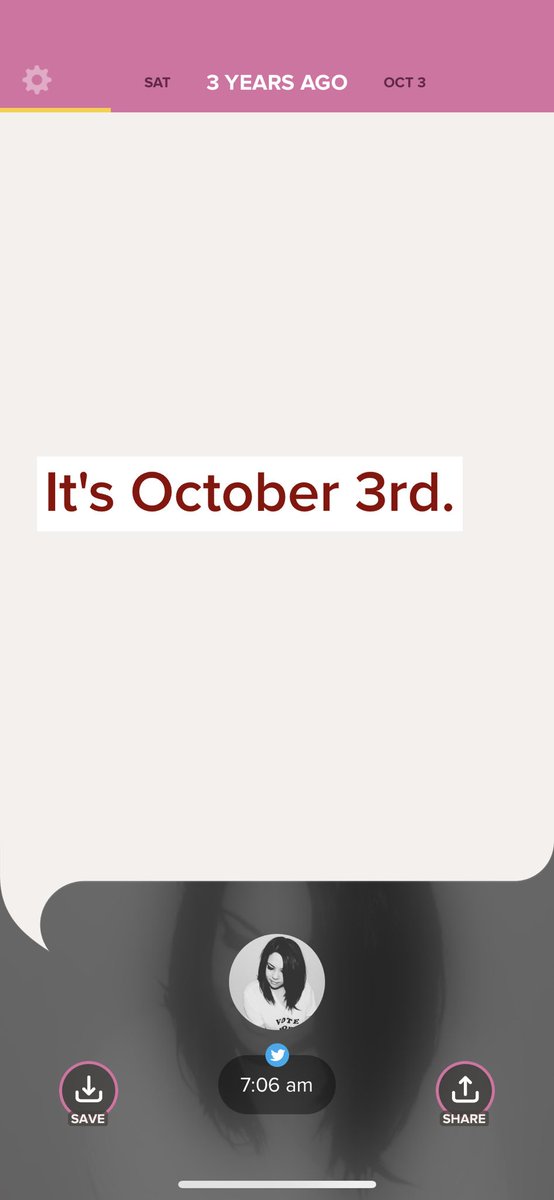 emilyweee's tweet photo. It’s October 3rd. https://t.co/4GUMjjvL20