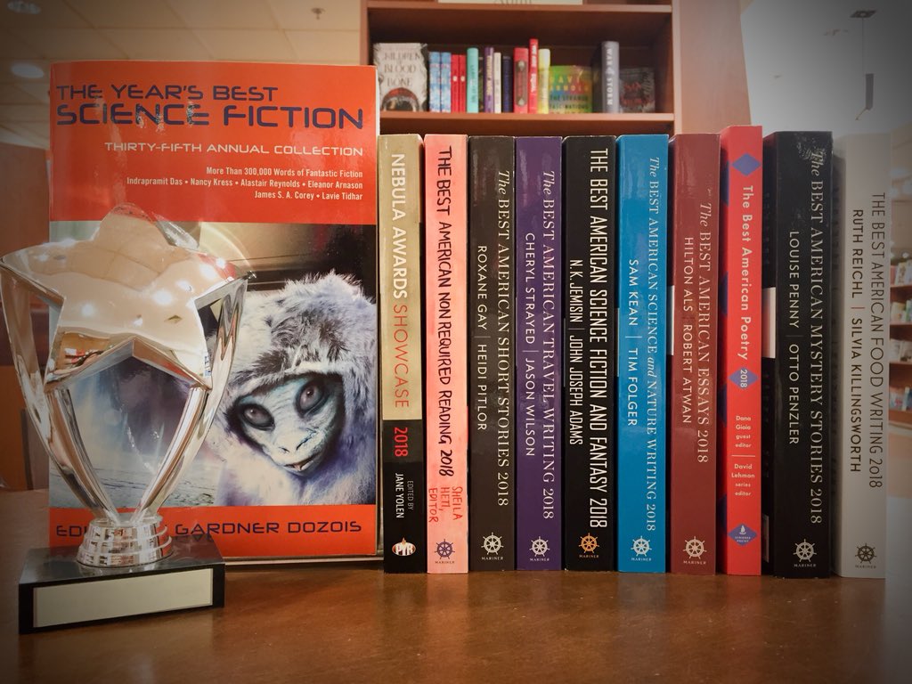 barbarasbooks's tweet photo. ⭐️ We have curated the best of the “Best American...” #travelwriting #essays #foodwriting #nonrequiredreading #mysterystories #shortstories #scienceandnaturewriting #scifi & #fantasy and #poetry #bestwriting #anthology #barbarasbookstore https://t.co/DyRp0h8ubV