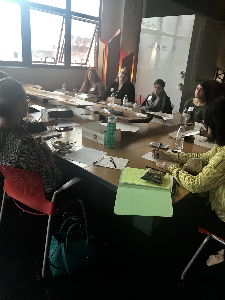 Bounce_Hub's tweet photo. The City of Akron and the @WomensNetworkOH held conversations for #OnTheTableAkron at Bounce, during which attendees discussed economic issues, equity and social inclusion. @AkronOhioMayor @AkronCF https://t.co/y8BVBLAX71