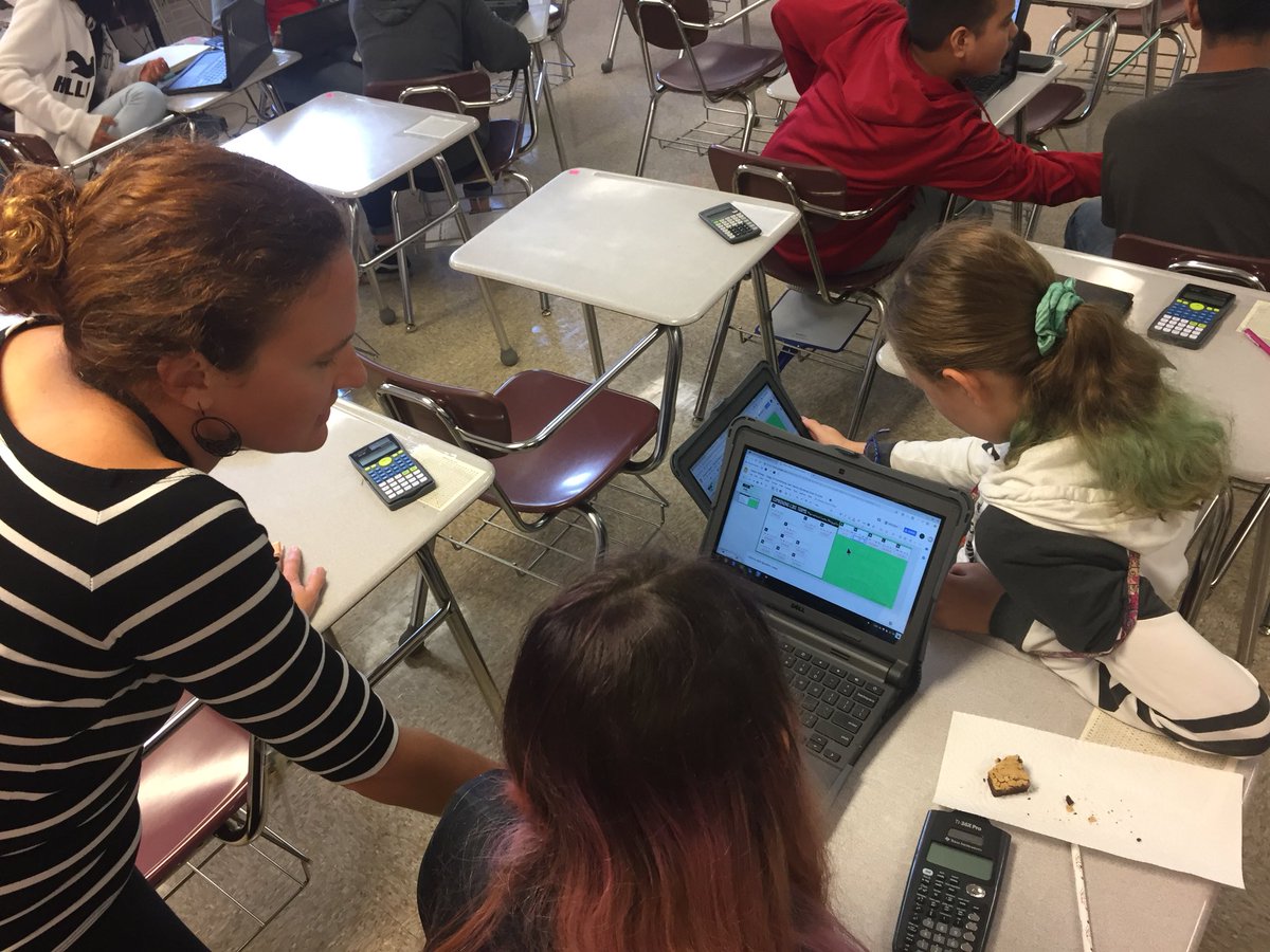 cpmiddle's tweet photo. Can you combine like terms and simplify equations? If you are creative and use Google Slides, you could in Hulett’s class! @cpmiddle #4csbcsd #squiresquad @dstrickl1 @lmh101979 https://t.co/kmydSKAkCp