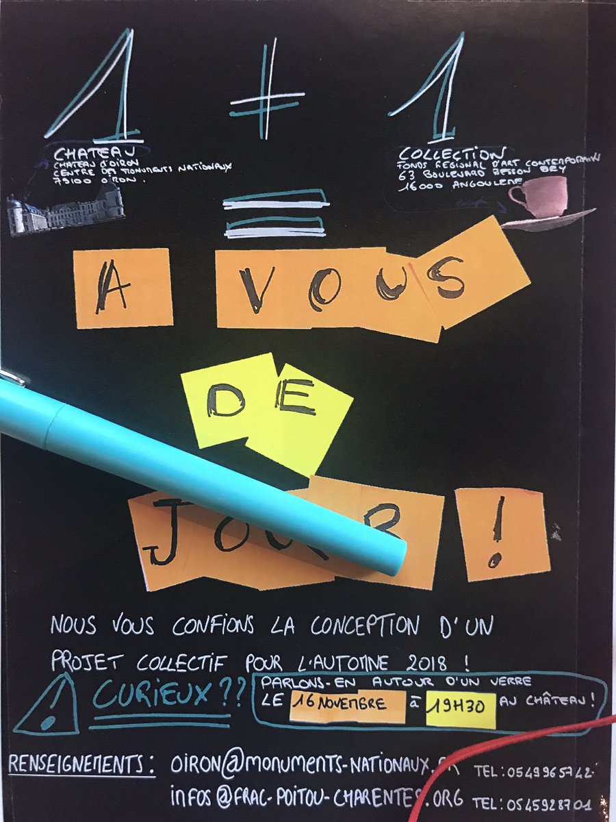 SamuelQuenault's tweet photo. [A Vous de Jouer] un projet contributif initié par @Frac_PC &amp; @ChateauOiron : on a confié à des citoyens bénévoles 1 expo d’art contemporain qui ouvrira le 15/12. Thématique, choix des œuvres, intervention d’artistes, médiation, communication — les cartes sont dans leurs mains! https://t.co/2lFzGxv8Vl