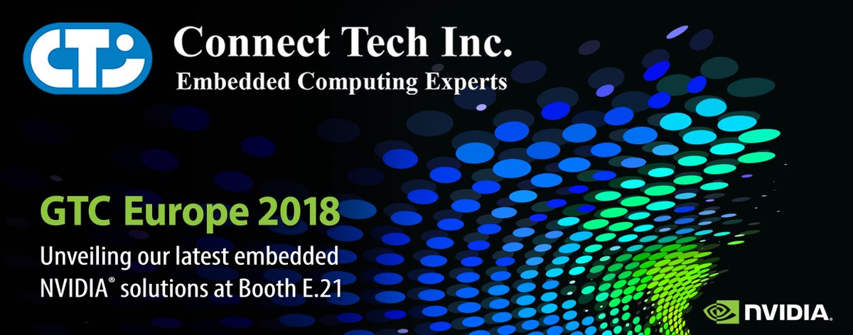Connect Tech Inc. (@connecttechinc) on Twitter photo Meet us at GTC Europe next week and see our NEW <a href="/NVIDIAEmbedded/">NVIDIA Embedded</a> #Jetson AGX #Xavier solutions! Stay tuned right here, or better yet, see us at Booth E.21 for a first-hand look at the new additions. #GTC18 #embedded connecttech.com/event/gtc-euro… Meet us at GTC Europe next week and see our NEW <a href="/NVIDIAEmbedded/">NVIDIA Embedded</a> #Jetson AGX #Xavier solutions! Stay tuned right here, or better yet, see us at Booth E.21 for a first-hand look at the new additions. #GTC18 #embedded connecttech.com/event/gtc-euro…