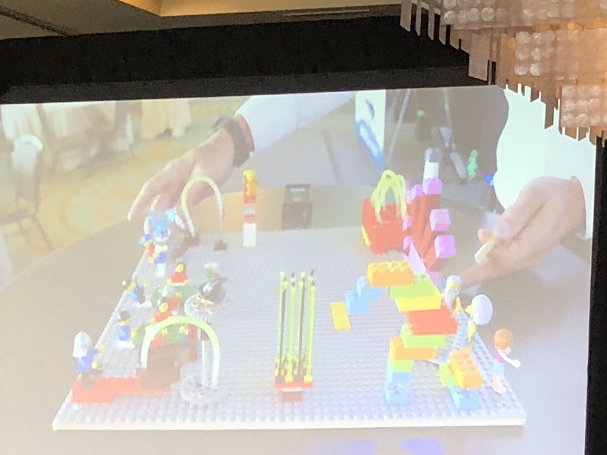 ElkaSchrijver's tweet photo. Using interesting tools - LEGO Display - to facilitate workshops and conversations #IAmBRM #BRMConnect https://t.co/cgS4dy3pYy