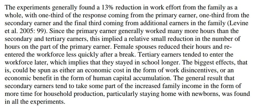Not only did fertility rates decrease for women under 25 when provided basic income guarantees, but those of all ages who did become moms were better able to focus on being new parents by using their payments to extend their maternity leaves. http://www.livableincome.org/rMM-EForget08.pdf  #BasicIncome