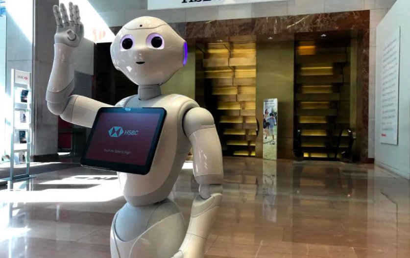 Less time spent waiting in line? Always a good thing. <a href="/HSBC/">HSBC</a> is using #robots and #AI to greet customers, support employees and help with quick tasks. Via <a href="/wsj/">The Wall Street Journal</a> on.wsj.com/2zLEgkB