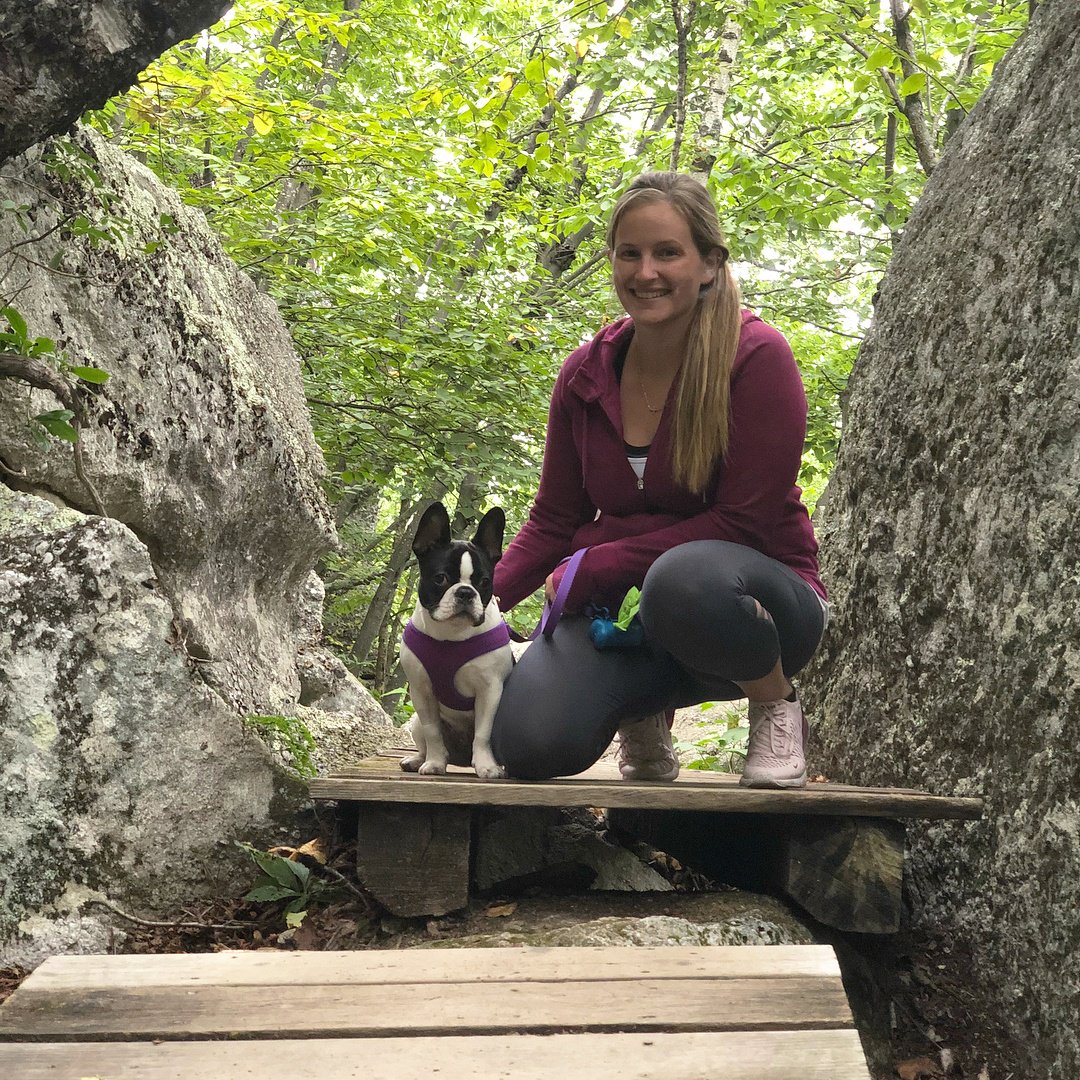 Friendly reminder that Sam's Point is dog-friendly—and also a great spot to propose, as Sam and Devonna recently learned firsthand. Congrats, you two! ❤️ #findellenville #samspoint #shawangunkridge #hudsonvalley #upstateny