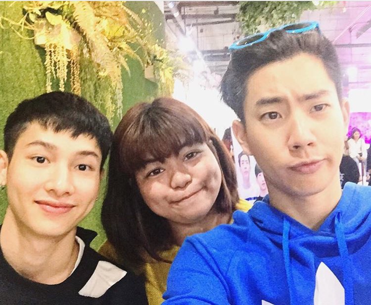 tasai_mean's tweet image. ครั้งแรกที่เจอน้อง และมือที่ 3 
#ATP25thBirthdaycharity