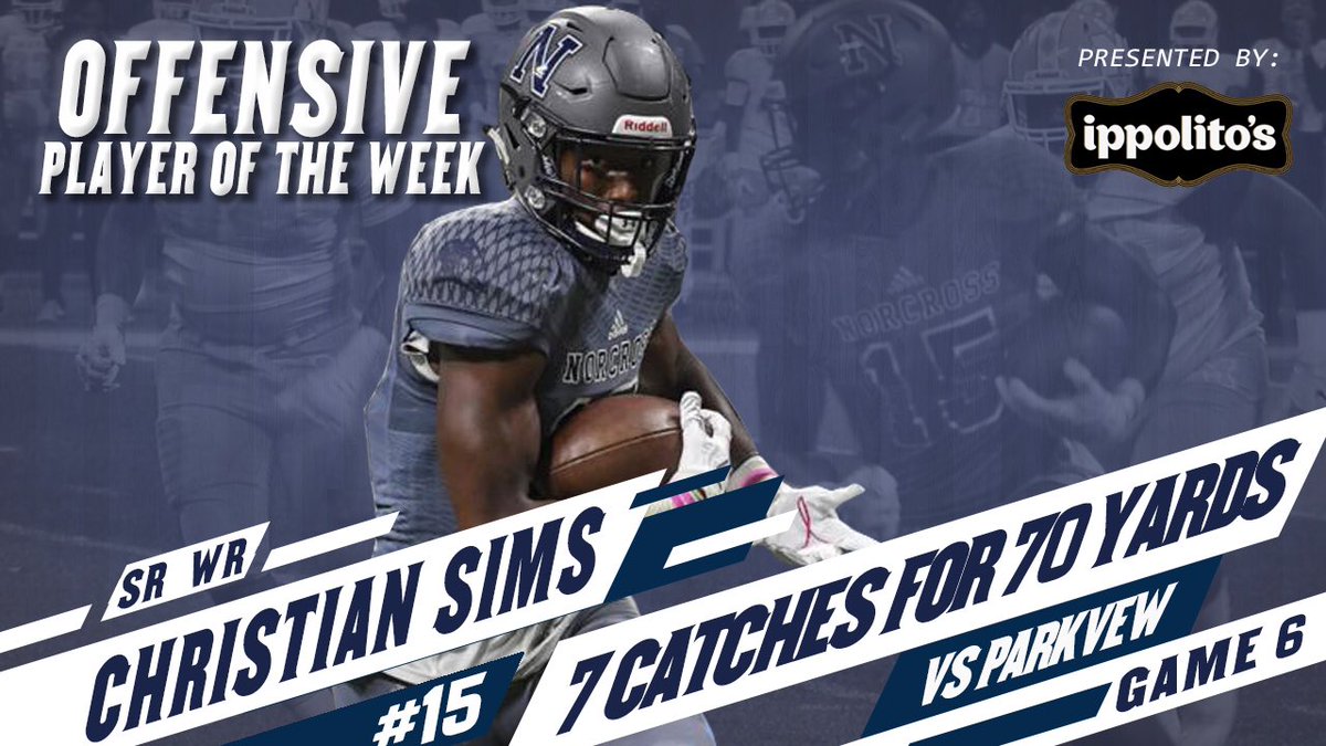 Norcross_FB's tweet photo. Congrats to our Players of the Week against Parkview!! #AllN #CommitCompeteBrotherhood https://t.co/4EYODYNBv3