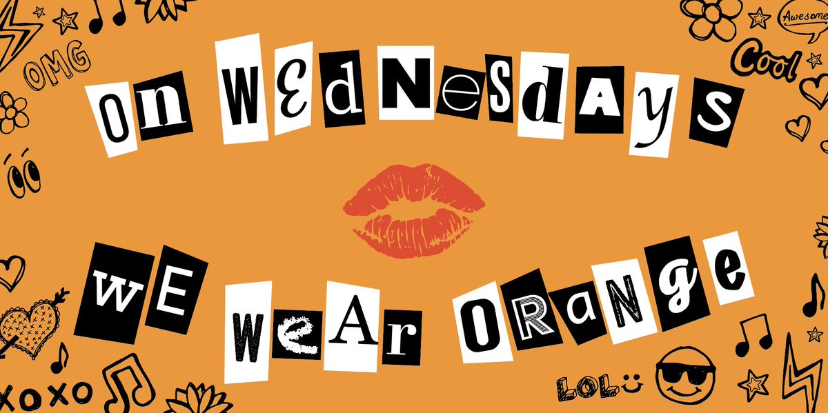 Whataburger's tweet image. On Wednesdays we wear orange