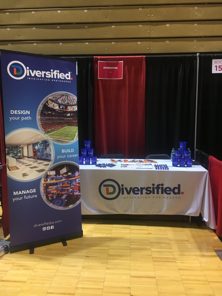 DiversifiedUS's tweet photo. @FordhamNYC graduates! Connect with Diversified's Emily Ippolito, 
Mike Finnerty and Neil Beinert during the Fordham Fall #CareerFair at Rose Hill (MicGinley 2nd floor)! #WomeninAV #Programmer #CAD #AVJobs #AVGrad #Fordham @FordhamCareers https://t.co/rfE5miorpa