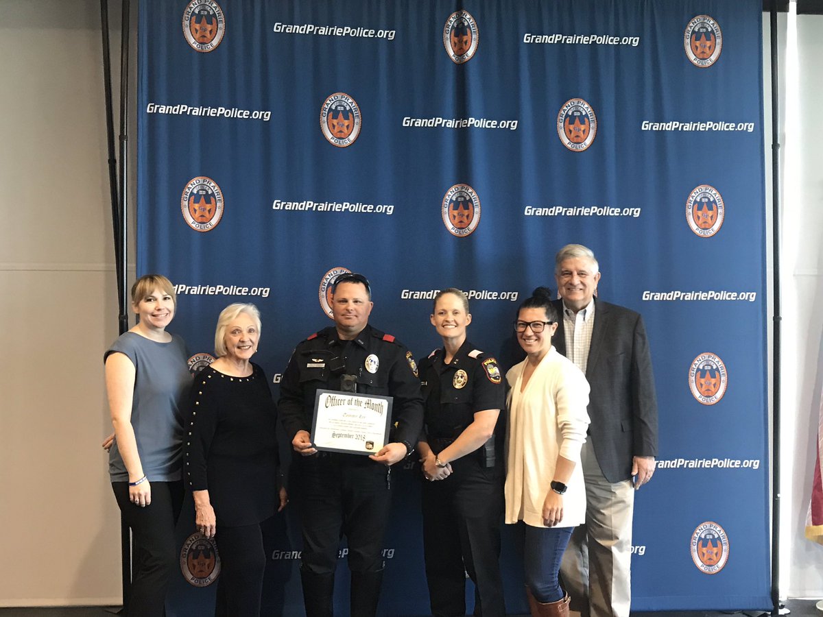 GuerraP269's tweet image. Congratulations to Motor Officer T Lee for receiving Crime Commission Officer for the month of September! @GrandPrairiePD #GPPD Proud #TrafficMotorOfficer