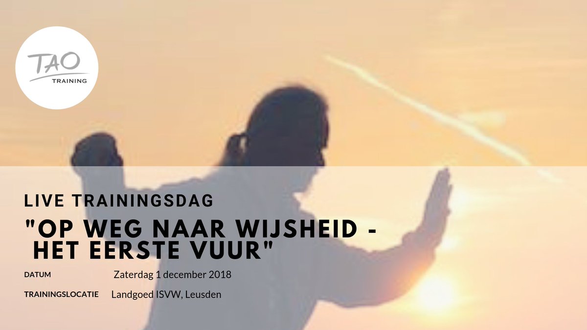 TaotrainingNL's tweet photo. Wil je, na de online module I, Op weg naar Inwijding - #InnerlijkeGlimlach een dag live trainen met Reinoud? Dan is za 1/12 je kans! Heb je module 1 nog niet? Kijk hier voor de combideal: https://t.co/fou0wC3coQ #parelbewustzijn #taotraining https://t.co/Ylb3QpeZZT