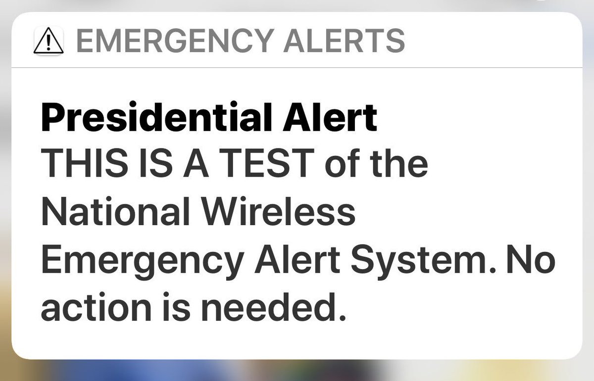 SirSethMichaels's tweet image. Me just starting to watch #AHSApocalypse⁠ ⁠ @AHSFX and then I get this shit #PresidentialAlertSystem