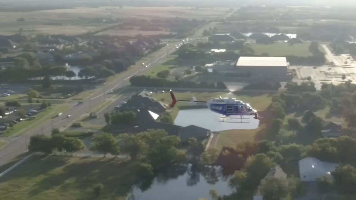 flighttimeokc's tweet image. A couple of screen grabs from a shoot from this morning. #shotondji #djiphantom4prov2 #drone #dronepilot #dronephotography #dronevideo #outlookabove #chopper #bellhelicopters #longranger