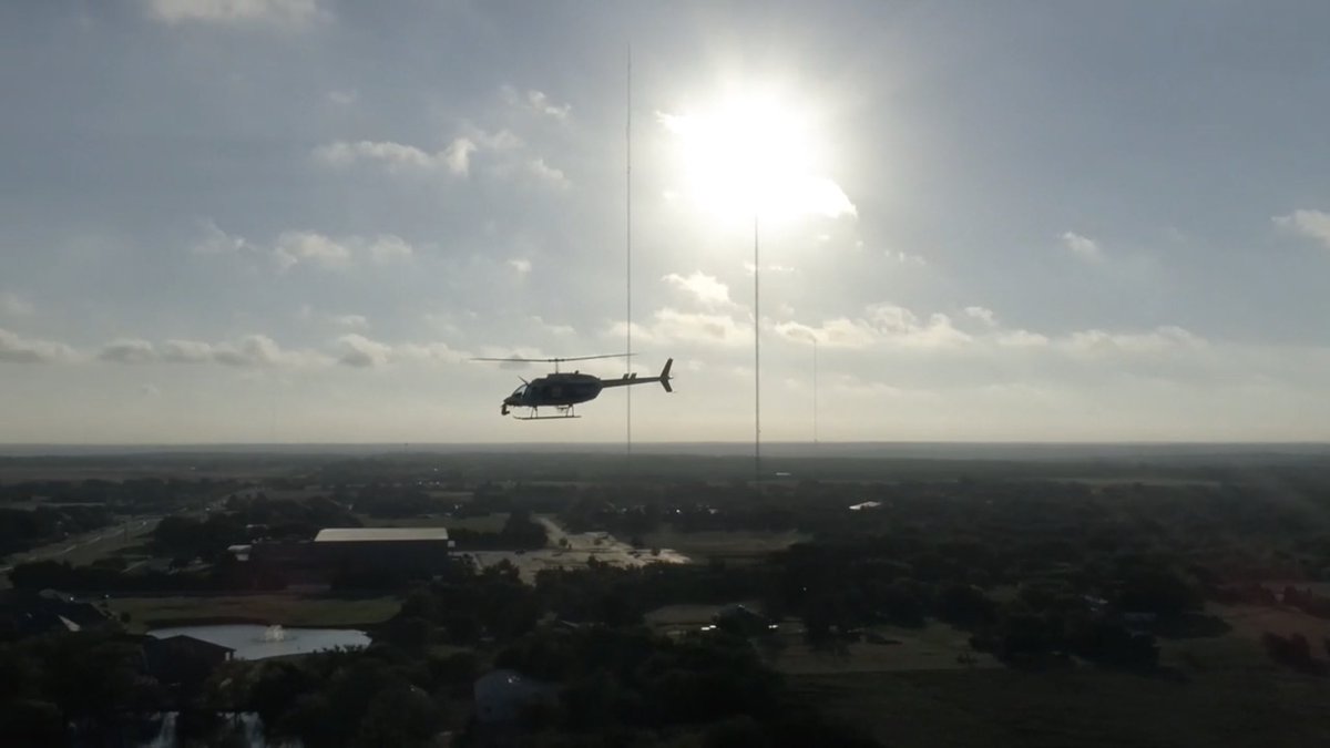 flighttimeokc's tweet image. A couple of screen grabs from a shoot from this morning. #shotondji #djiphantom4prov2 #drone #dronepilot #dronephotography #dronevideo #outlookabove #chopper #bellhelicopters #longranger